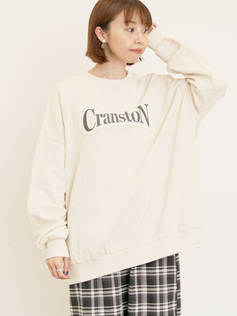 Samansa Mos2「グランジロゴスウェット」|Tシャツ・カットソー|