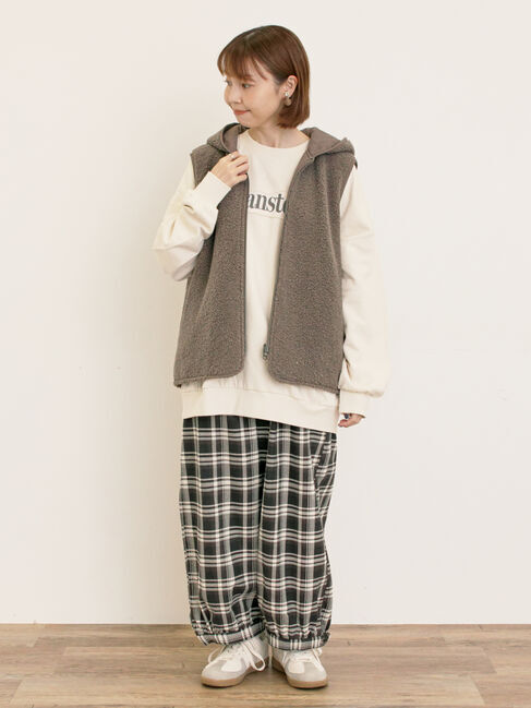 Samansa Mos2「グランジロゴスウェット」|Tシャツ・カットソー|