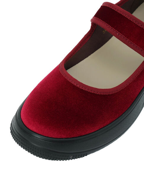 Samansa Mos2「ベロアストラップスニーカー」|スニーカー|