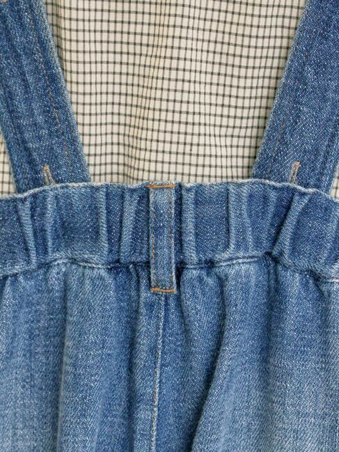 Samansa Mos2「デニム/ツイルサスペンダー付きパンツ」|その他|