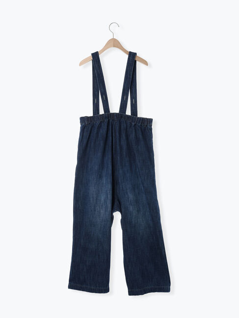 Samansa Mos2「デニム/ツイルサスペンダー付きパンツ」|その他|