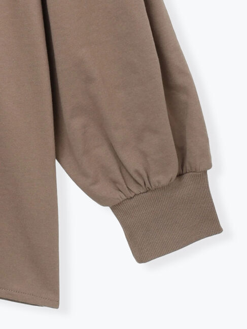 Samansa Mos2「ミニ裏毛切替ギャザープルオーバー」|Tシャツ・カットソー|