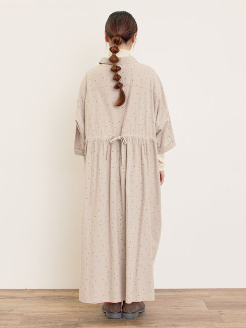 Samansa Mos2「【S/Mサイズ】ドルマンスリーブギャザーワンピース」|ワンピース|