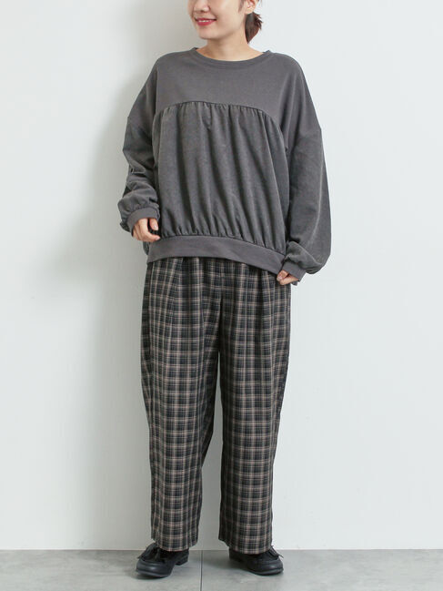 SM2「布帛切替裏毛プルオーバー」|Tシャツ・カットソー|