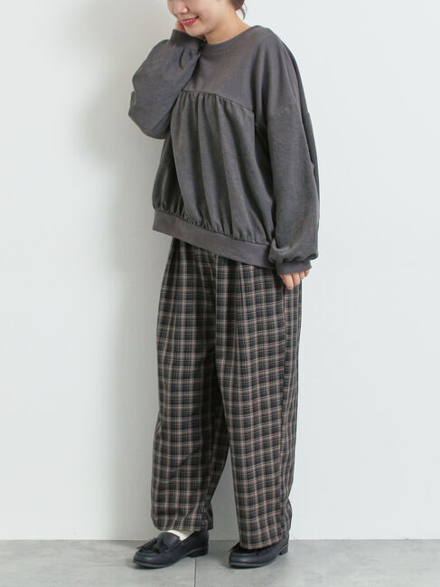 SM2「布帛切替裏毛プルオーバー」|Tシャツ・カットソー|