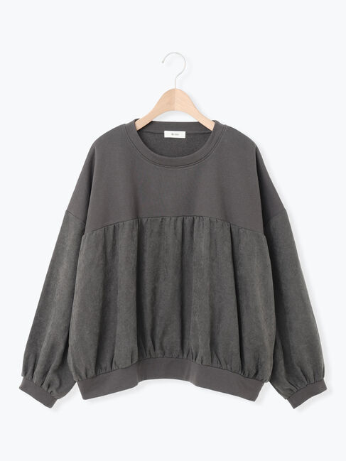 SM2「布帛切替裏毛プルオーバー」|Tシャツ・カットソー|