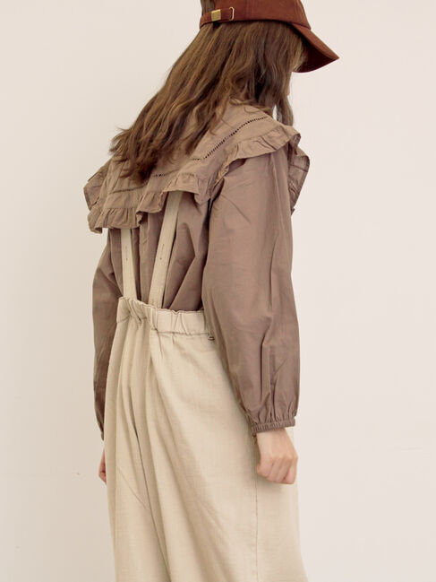 Samansa Mos2「ビッグカラーブラウス」|シャツ・ブラウス|