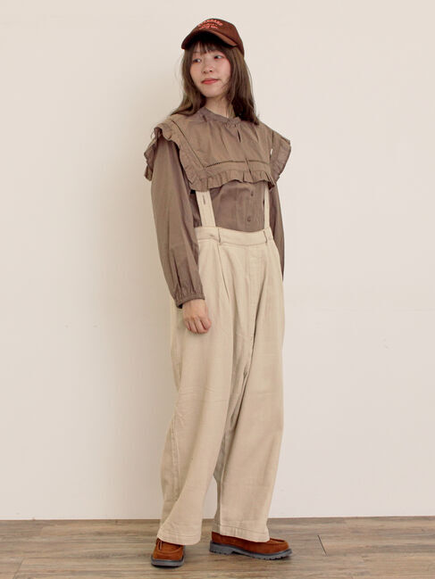 Samansa Mos2「ビッグカラーブラウス」|シャツ・ブラウス|