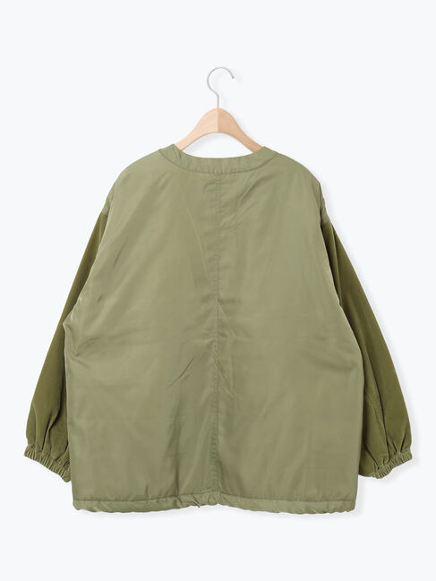 Samansa Mos2「ベロアドッキングブルゾン」|ブルゾン・スタジャン|