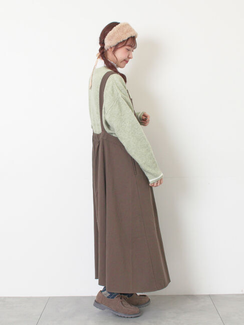 Samansa Mos2「ロゴ刺繍プルオーバーニット」|ニット・セーター|