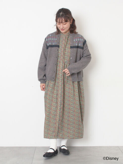 Samansa Mos2「【Disney】アナと雪の女王/レース切替カーディガン」|カーディガン|