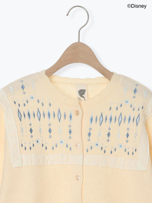 Samansa Mos2「【Disney】アナと雪の女王/レース切替カーディガン」|カーディガン|