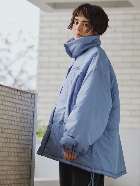 SM2「襟取り外しモンスターブルゾン」|ブルゾン・スタジャン|ブルー