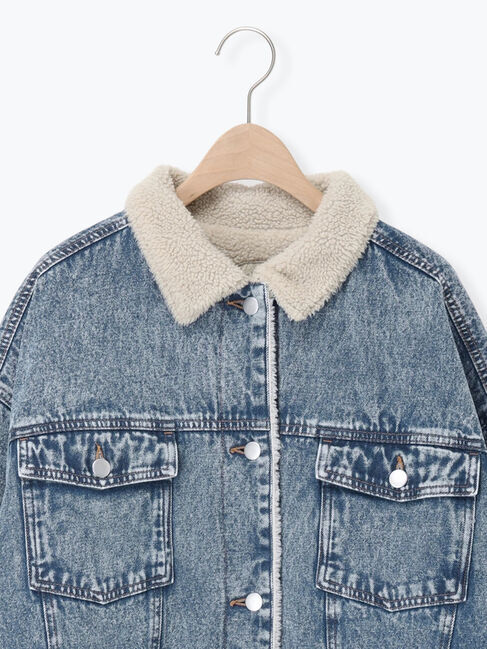 Samansa Mos2「デニムボアジャケット」|その他|