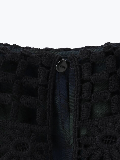 Samansa Mos2「【WEB限定】前後2WAYレース襟ブラウス」|シャツ・ブラウス|