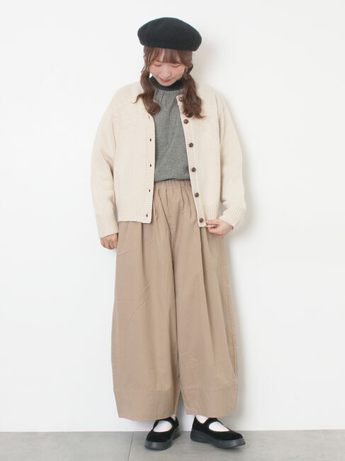 Samansa Mos2「◎刺繍カーディガン」|カーディガン|