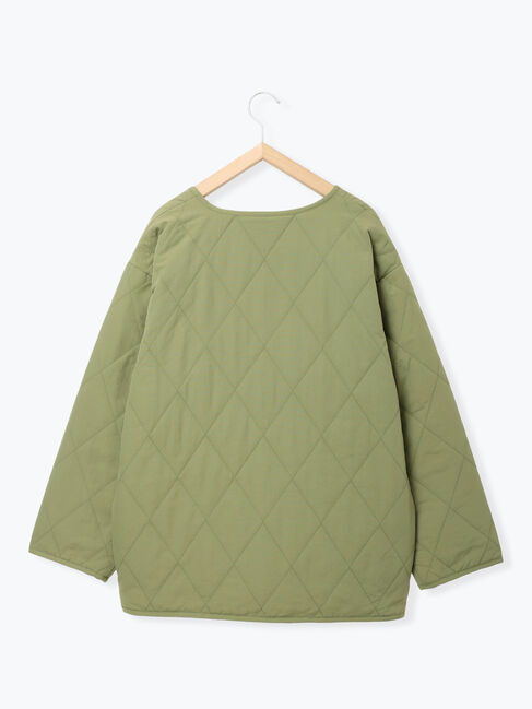 Samansa Mos2 blue「キルトミドルコート」|その他|