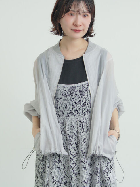 Samansa Mos2「シアーブルゾン」|ブルゾン・スタジャン|