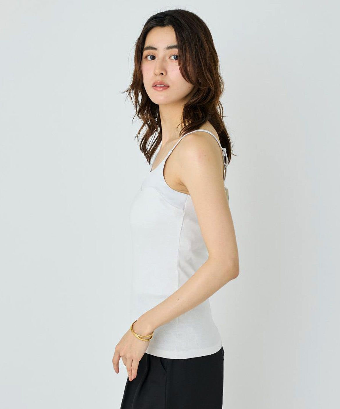 DAY by DAY it&rsquo;s international「サテン切り替えキャミソール《スビン綿MIXフライス》」|キャミソール|