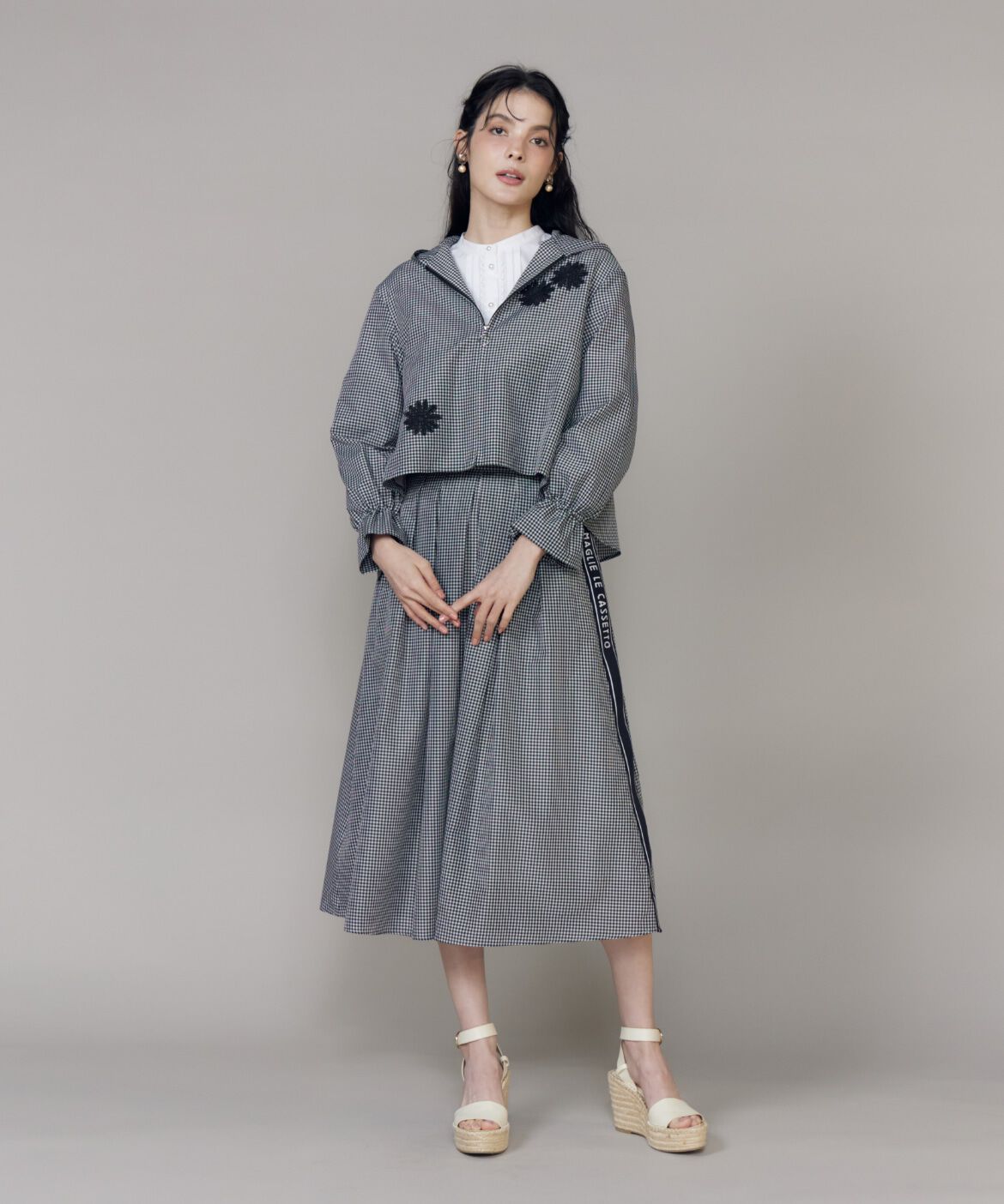 Maglie le cassetto「《M Maglie le cassetto》フラワーモチーフレースブルゾン」|その他|