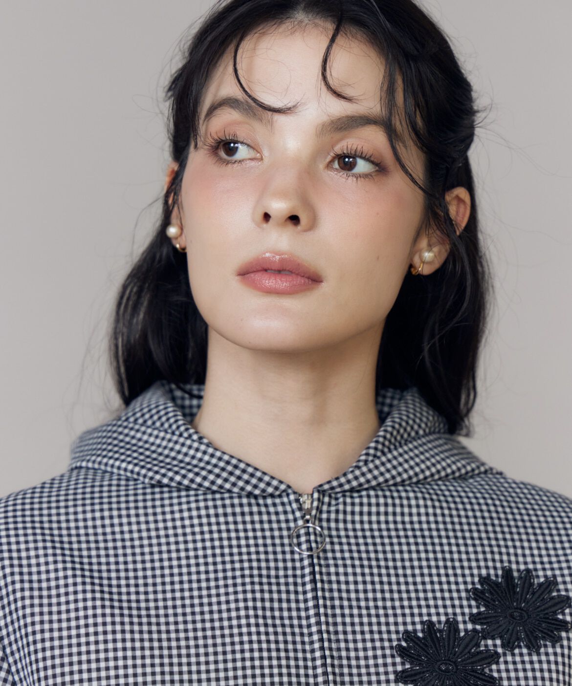 Maglie le cassetto「《大きいサイズ》フラワーモチーフレースブルゾン《M Maglie le cassetto》」|その他|