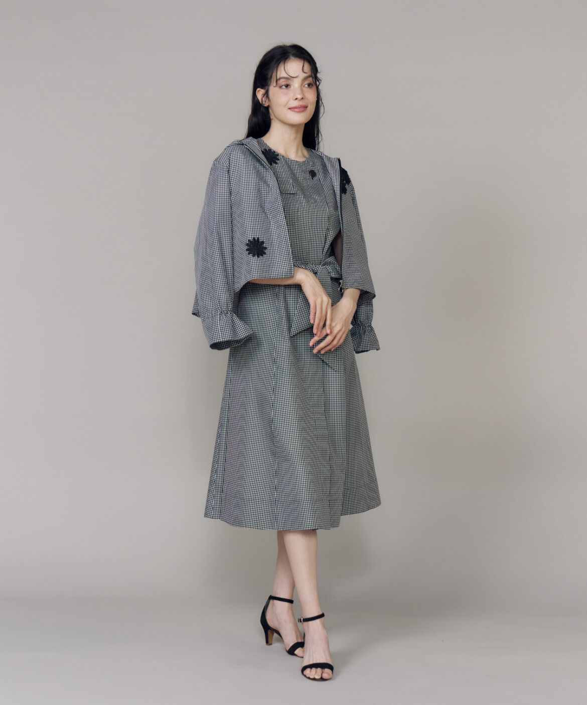 Maglie le cassetto「《大きいサイズ》フラワーモチーフレースブルゾン《M Maglie le cassetto》」|その他|