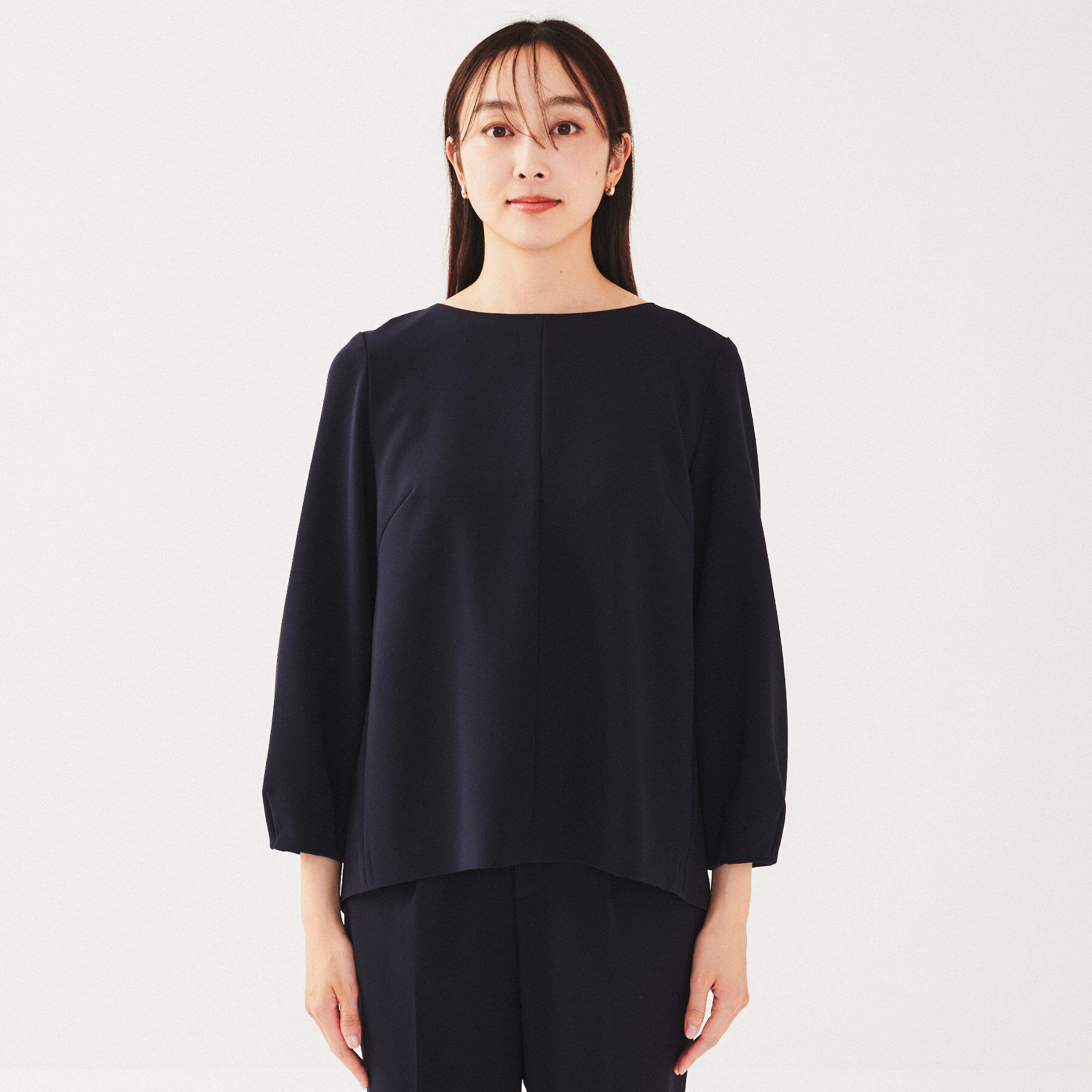 UNTITLED「【セットアップ可能】ペプラムブラウス」|シャツ・ブラウス|