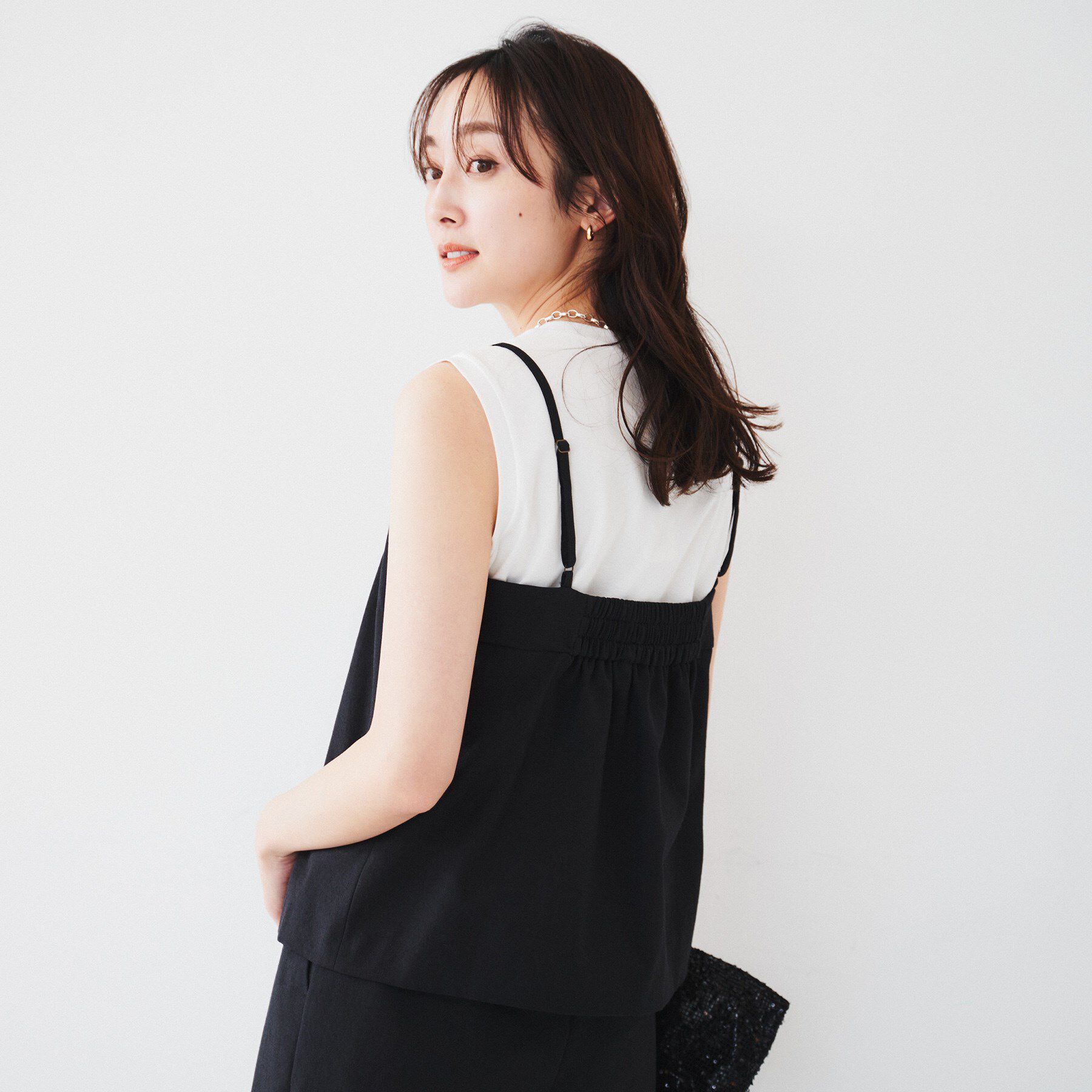 UNTITLED「【セットアップ可能】ビスチェキャミソール」|キャミソール|