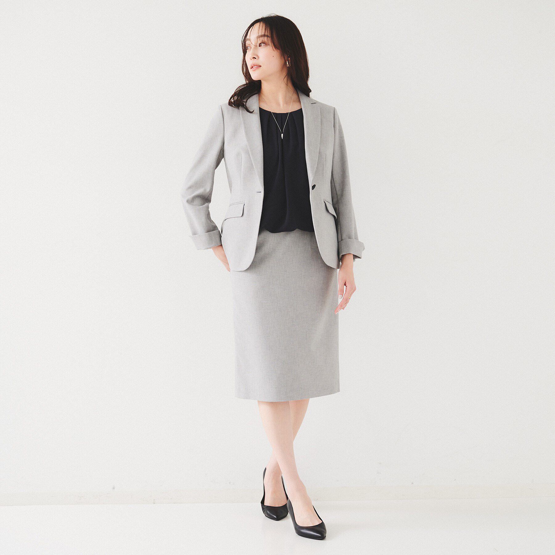 UNTITLED「【セットアップ可能】リネンライク テーラードジャケット」|テーラードジャケット|
