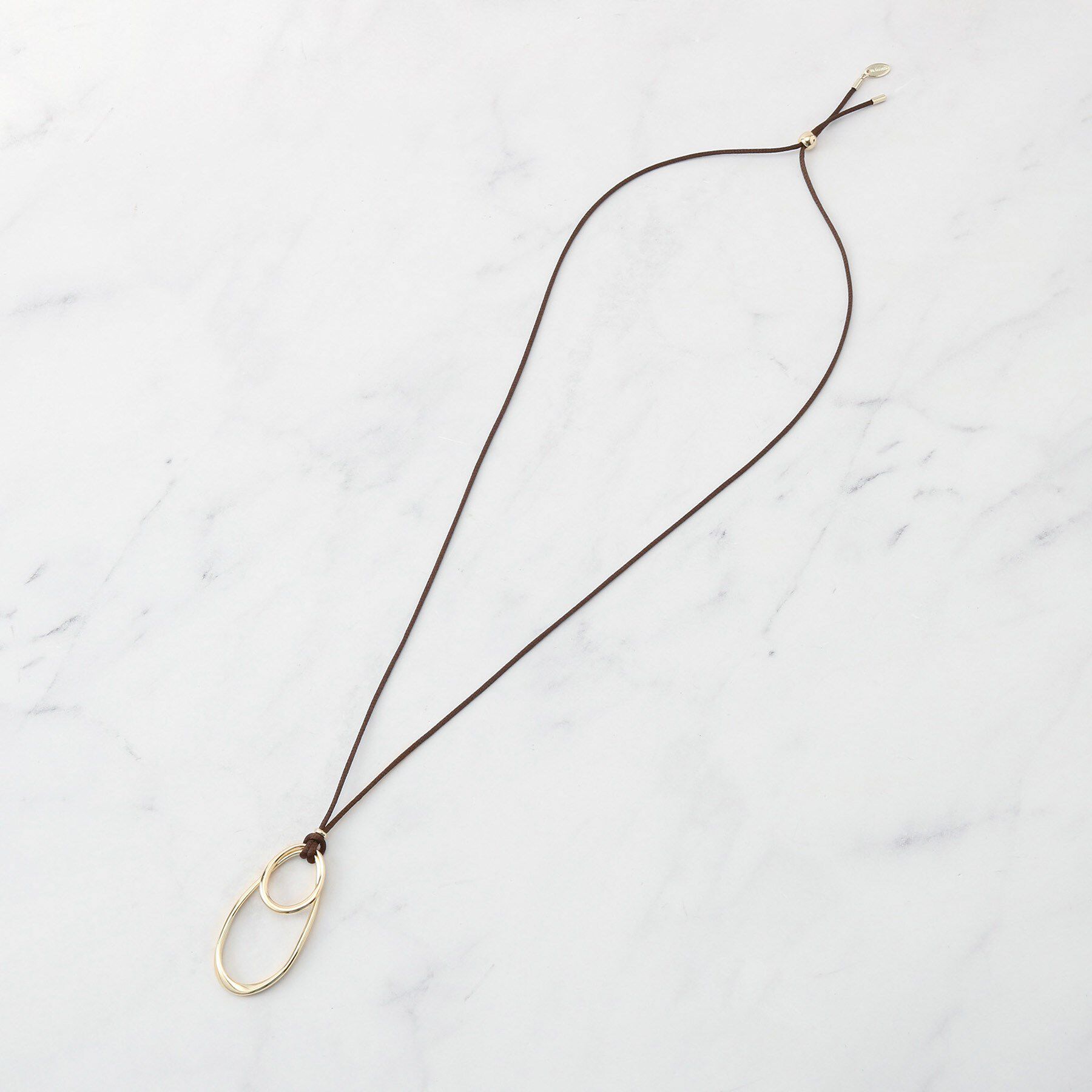 UNTITLED「ビッグオーバルネックレス」|ネックレス|