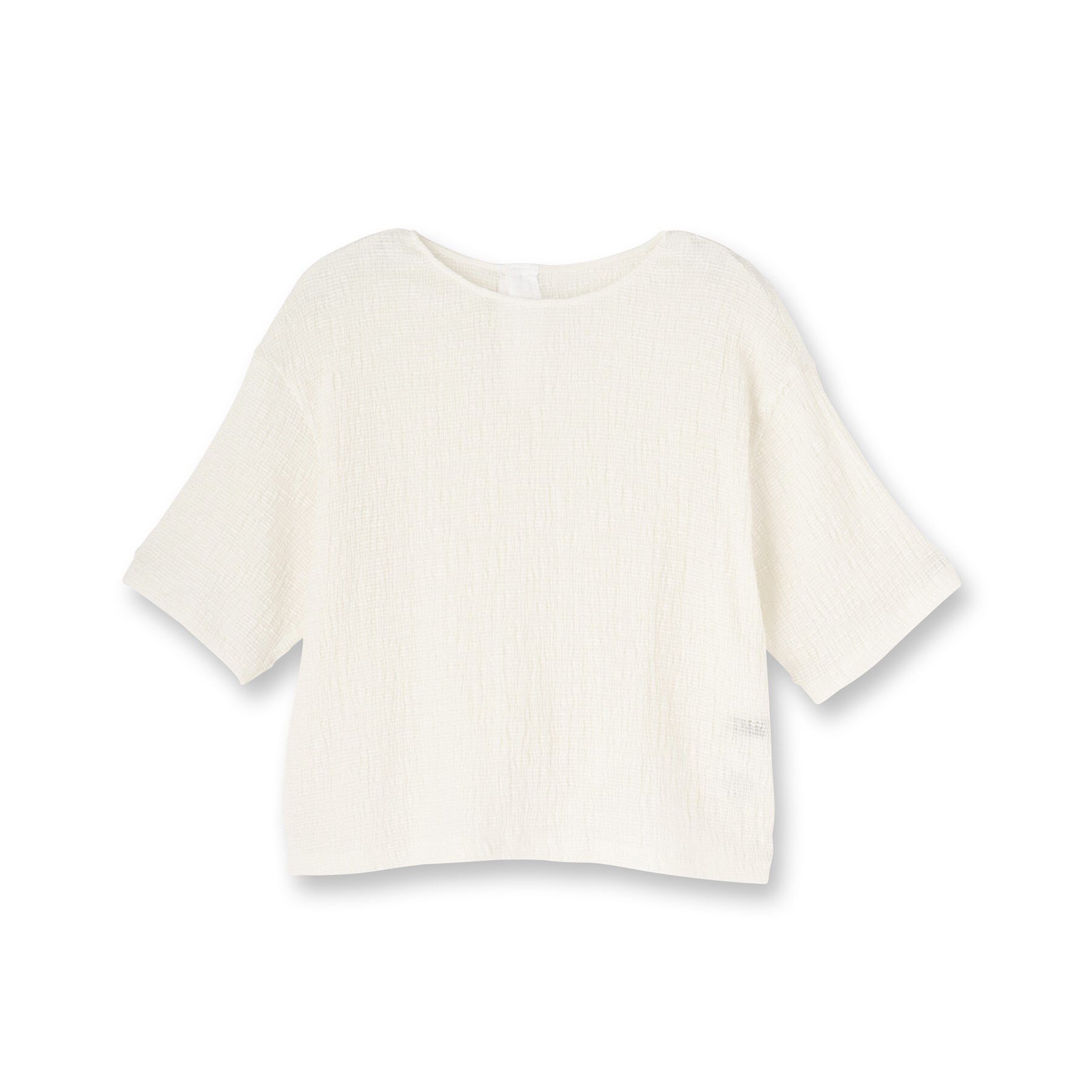 UNTITLED「【五分袖/ジャージトップス】スラブカールマイヤープルオーバー」|Tシャツ・カットソー|