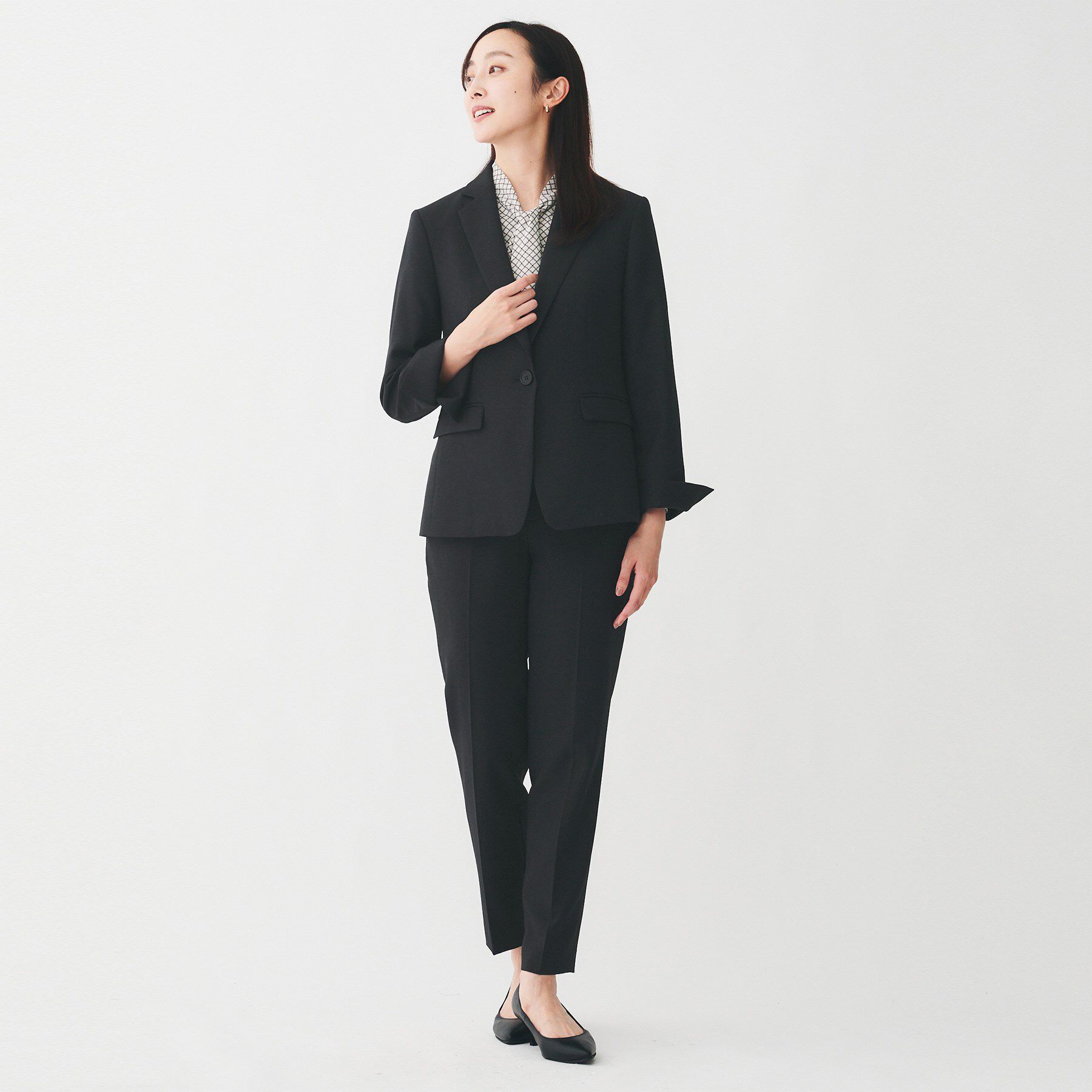 UNTITLED「【洗える/お仕事スーツ】ドライメランジ テーラードジャケット」|テーラードジャケット|