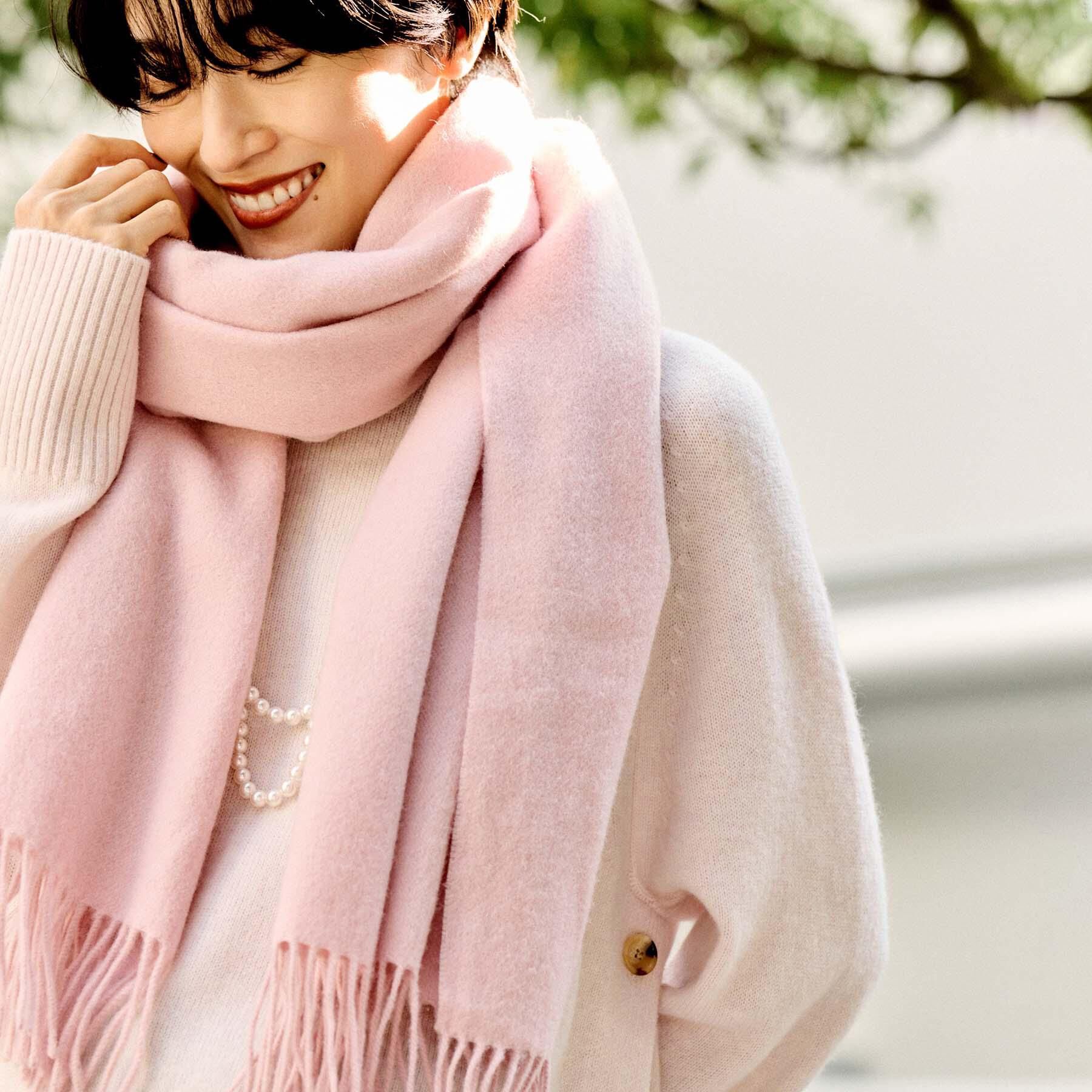 UNTITLED「【ウォッシャブル】ウールカシミヤストール」|ストール|