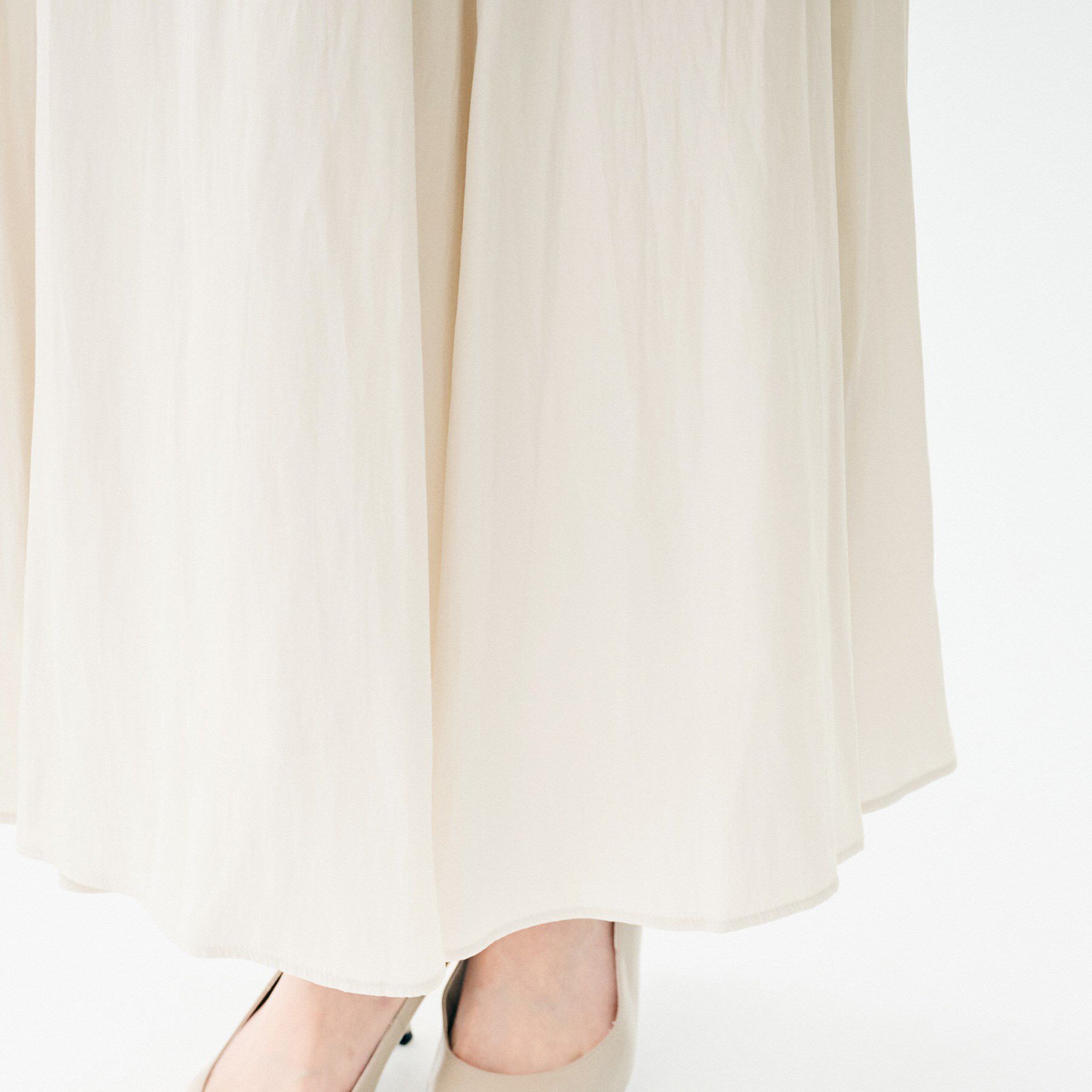 UNTITLED「【洗える/セレモニーにも/後ろウエストゴム】ロングスカート」|スカート|