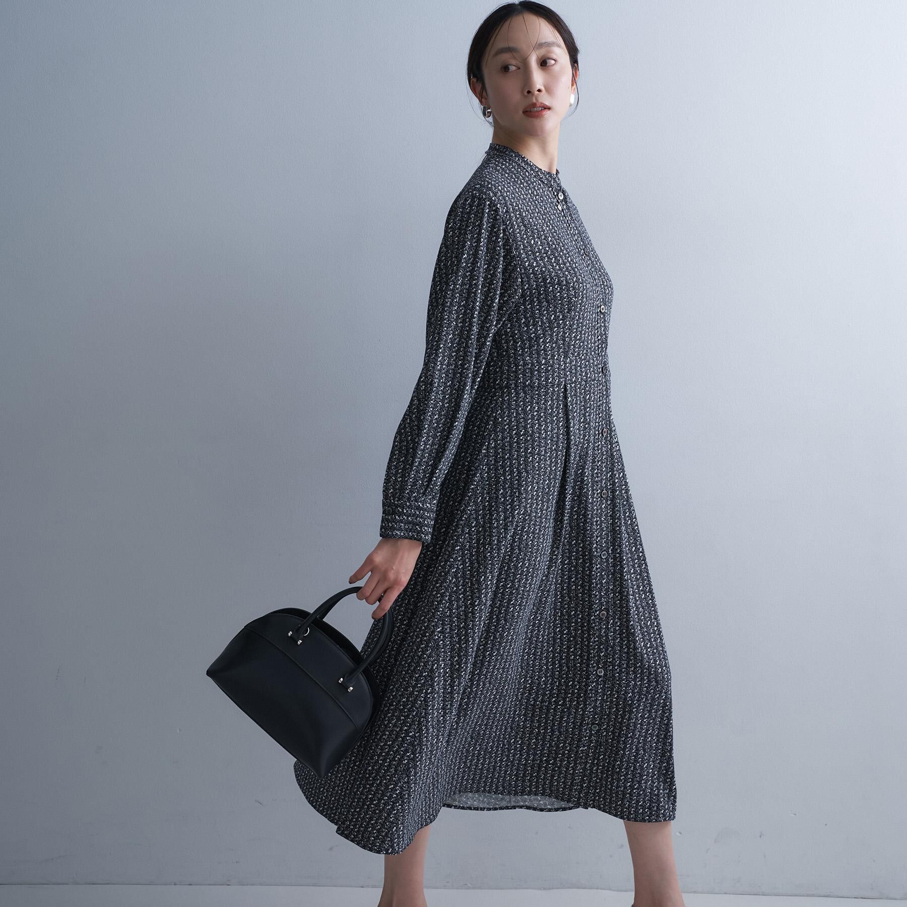 UNTITLED「クラシカルツイードワンピース」|ワンピース|ブラック(119)