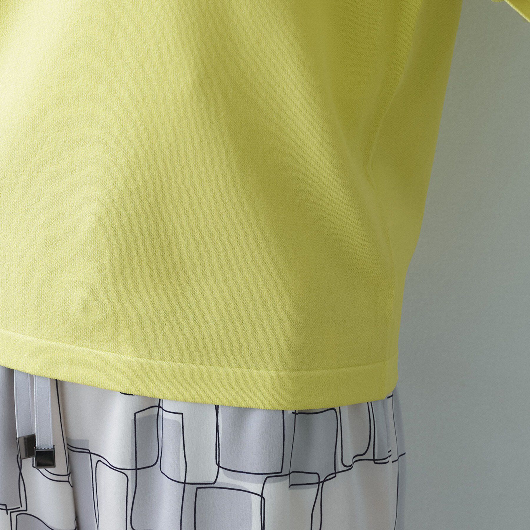 UNTITLED「袖スリットニットプルオーバー」|ニット・セーター|