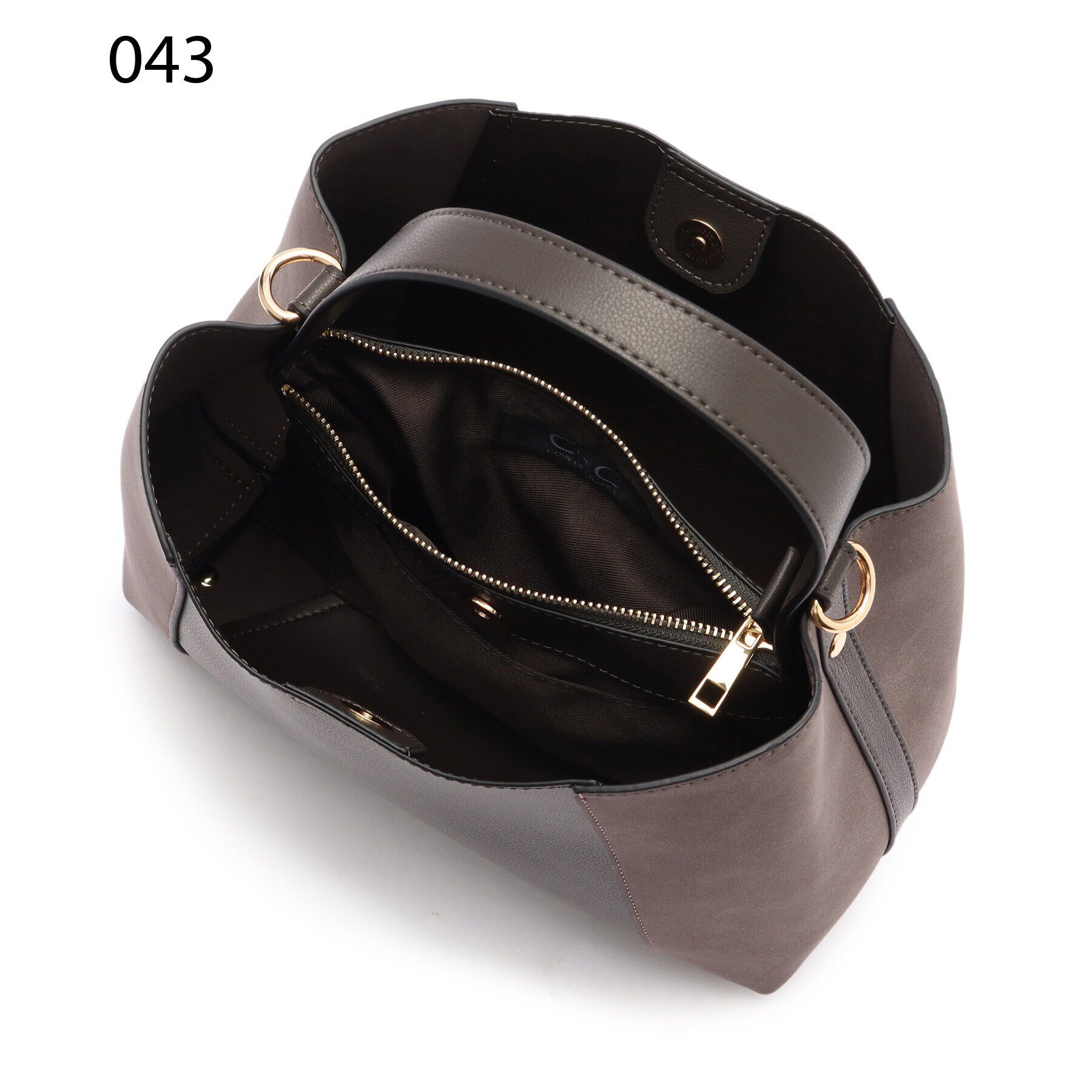 COUP DE CHANCE「【2WAY】フェイクスエードコンビ ワンハンドルバッグ」|ショルダー・メッセンジャー|