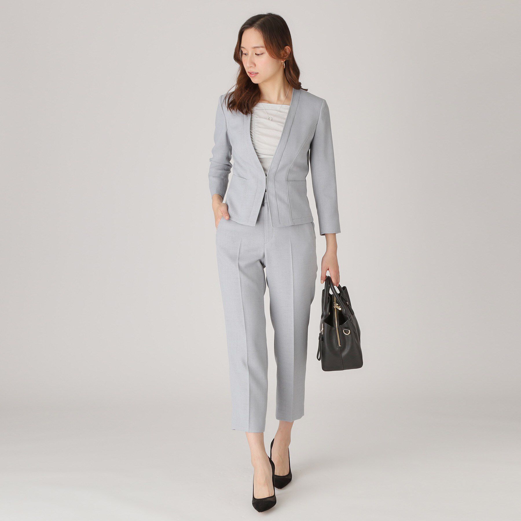 COUP DE CHANCE「【手洗い可／日本製】タックテーパードパンツ」|その他|