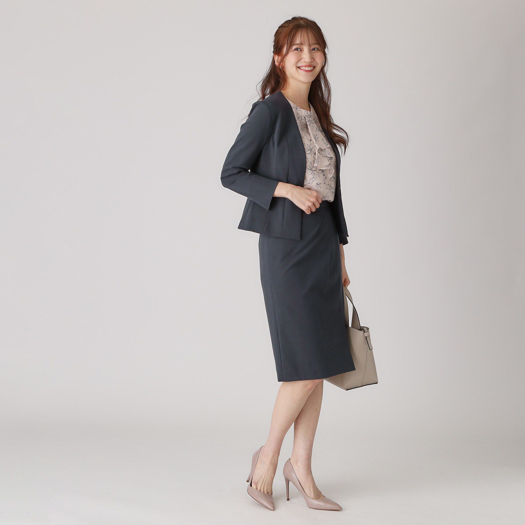 COUP DE CHANCE「【洗える／日本製／ジャージ素材】ラップ風タイトスカート」|スカート|