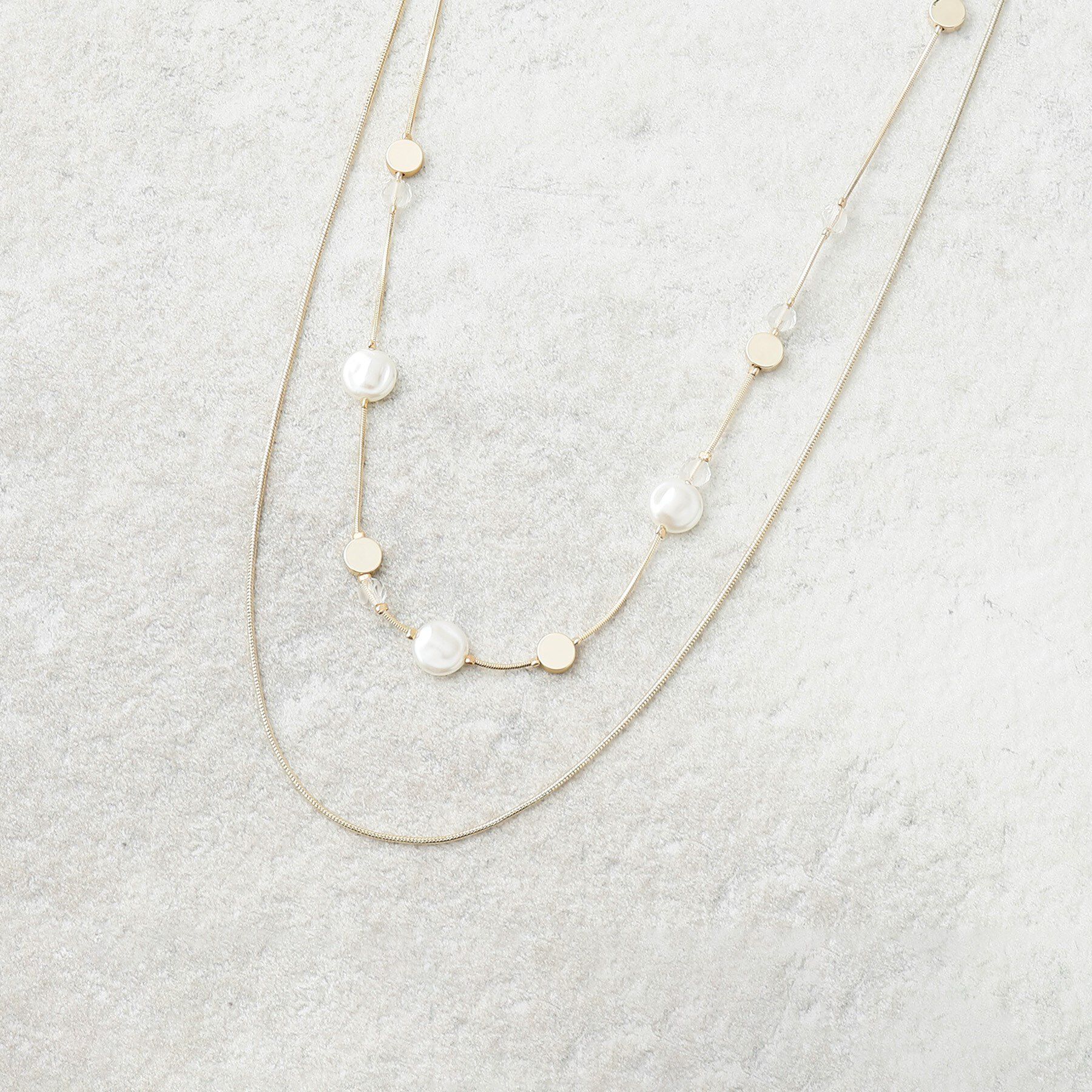 COUP DE CHANCE「サークルロング」|ネックレス|ゴールド(007)