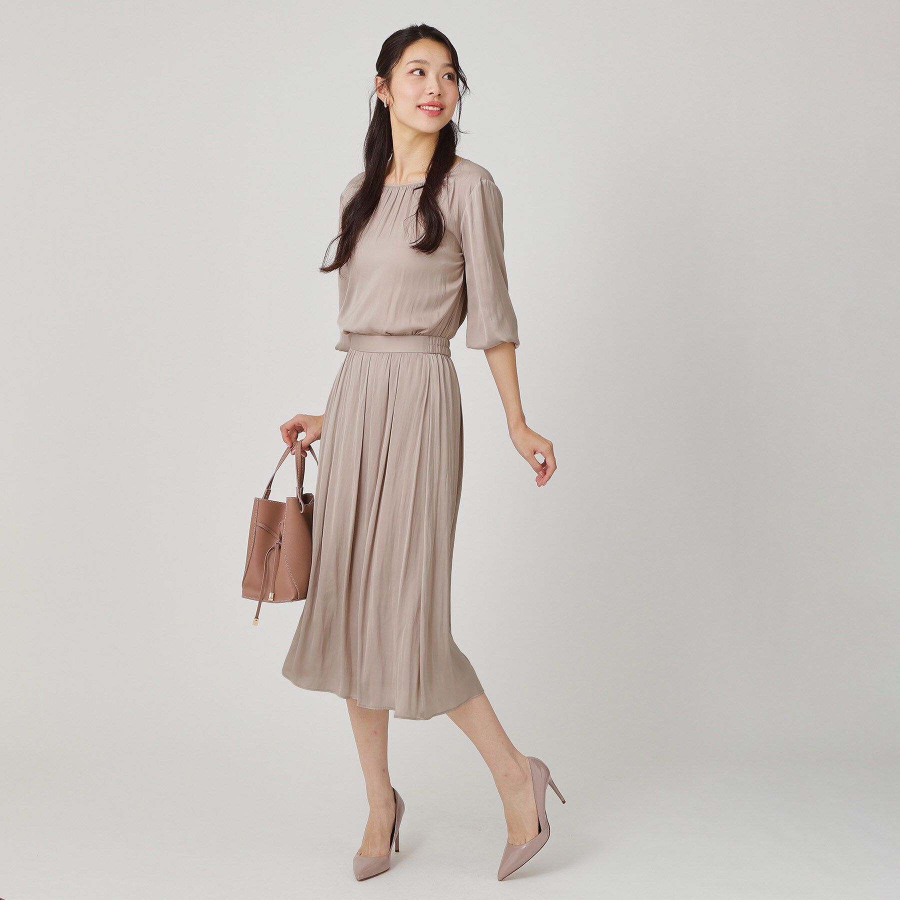 COUP DE CHANCE「【手洗い可／セットアップ可】エアリーなギャザースカート」|スカート|