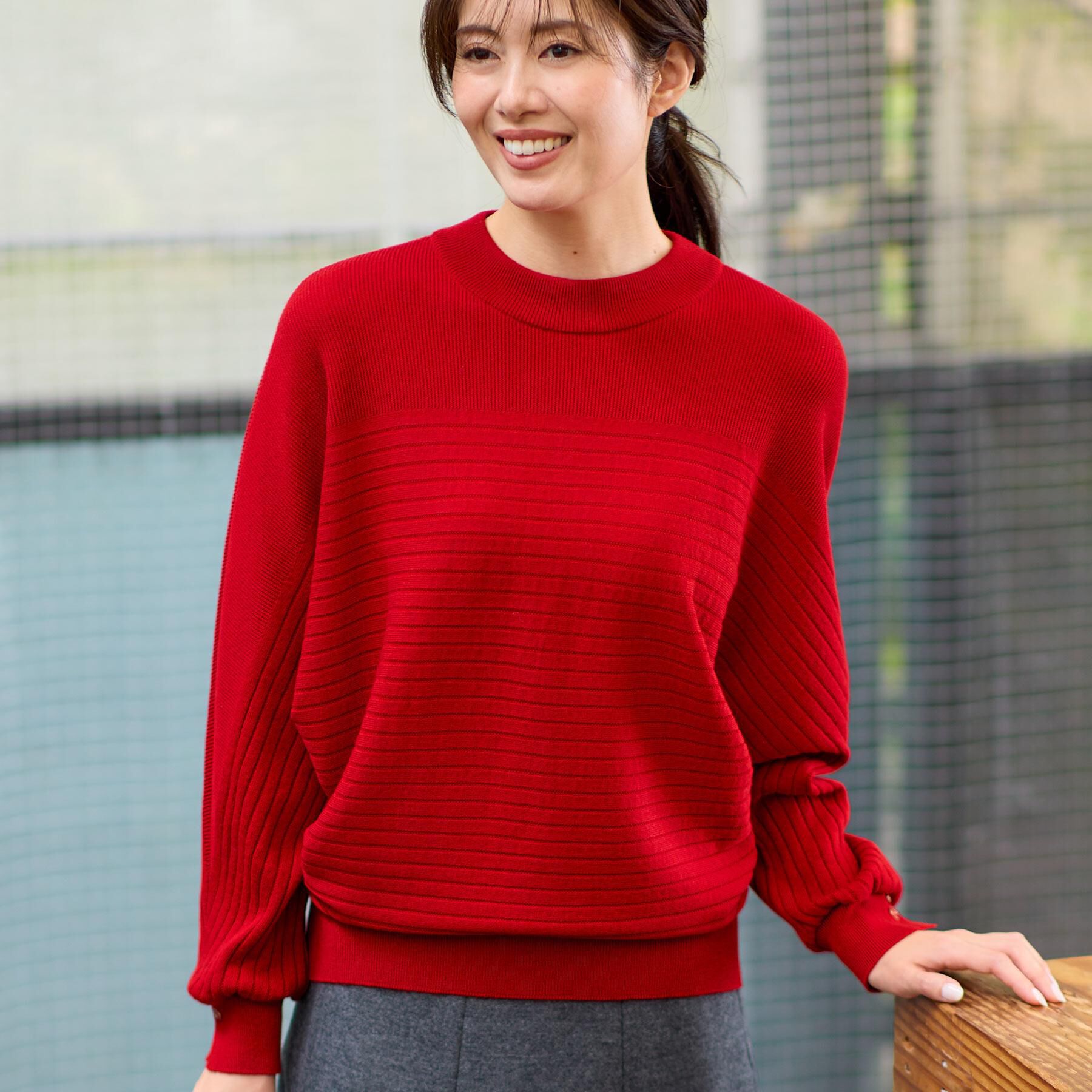 Reflect「【秋映え／ゆったり着られる◎】ドルマンシルエットニット」|ニット・セーター|