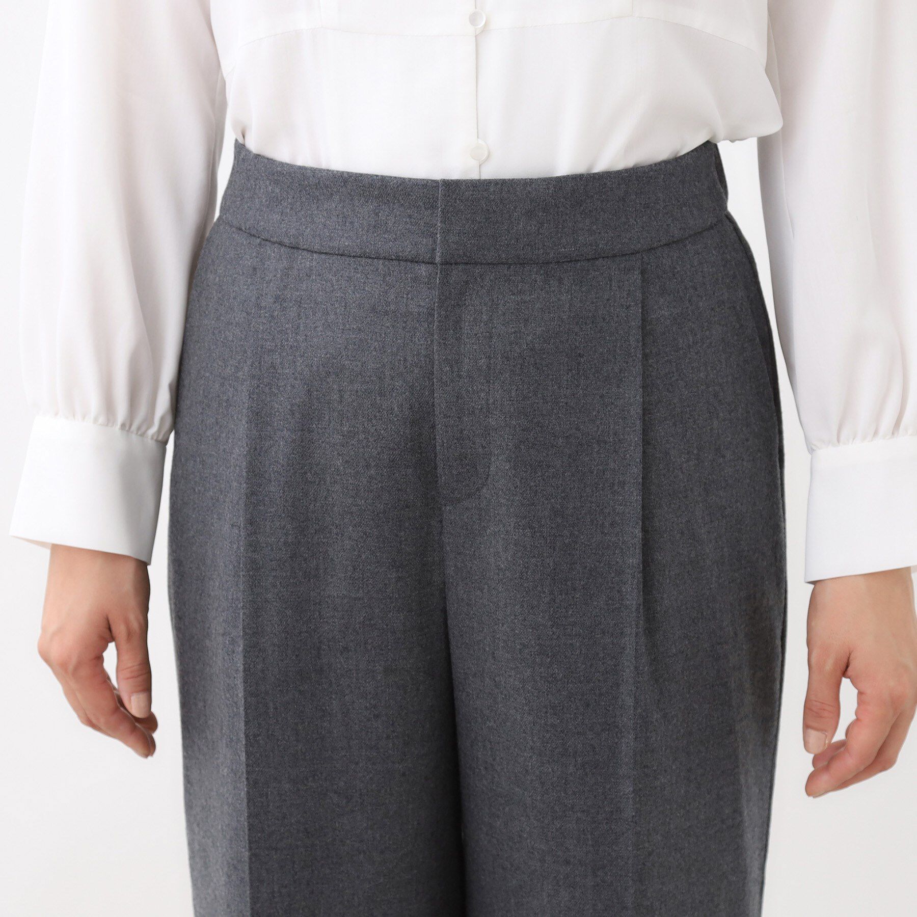 Reflect「【腰周りすっきり◎】ワイドクロップドパンツ」|その他|