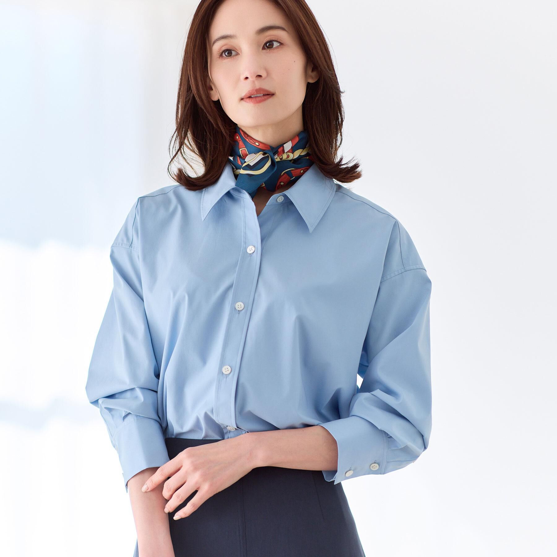 Reflect「【羽織りにも◎】タイプライタービッグシャツ」|シャツ・ブラウス|