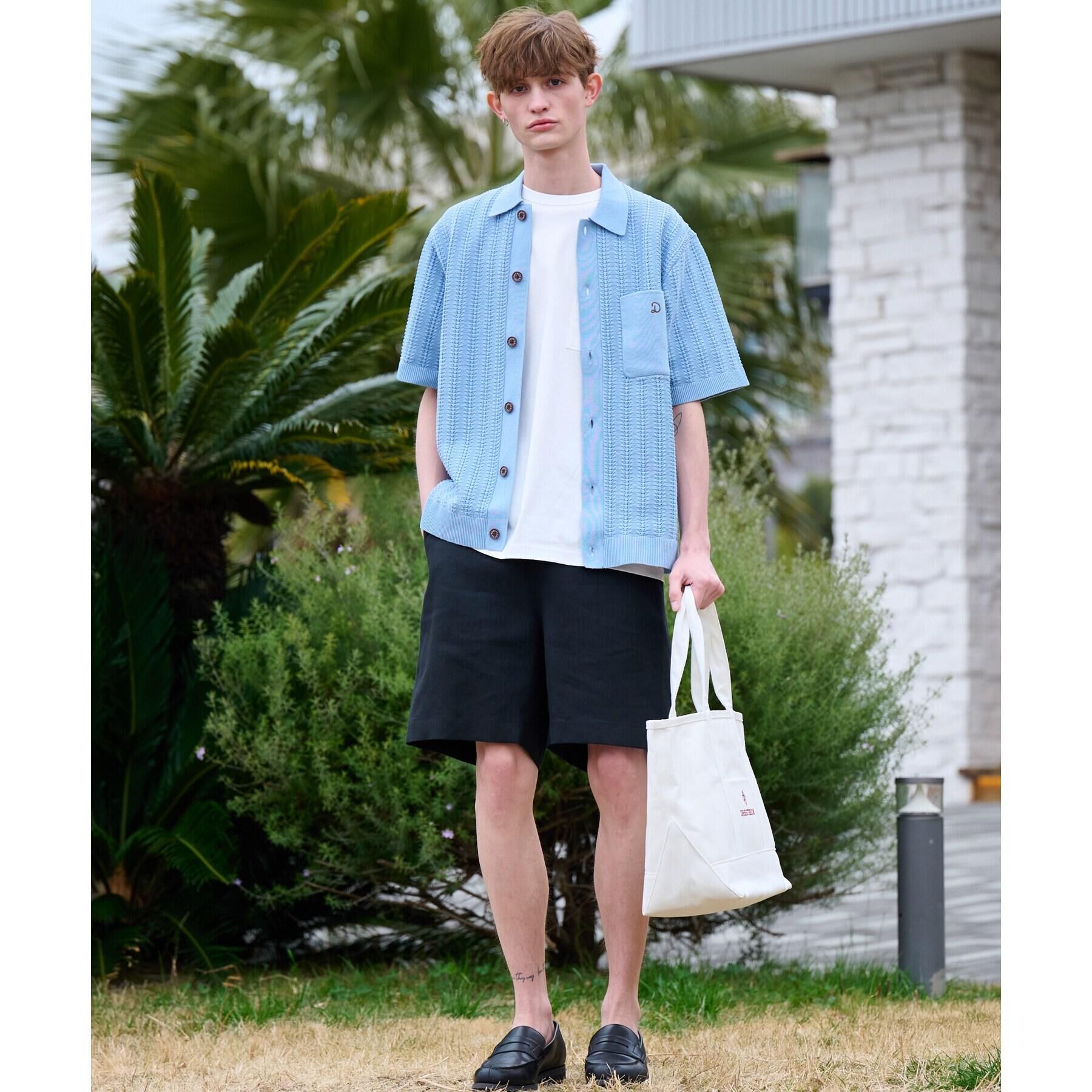 DRESSTERIOR「【Safari5月号掲載】オーガニックコットン キューバニットシャツ」|ニット・セーター|