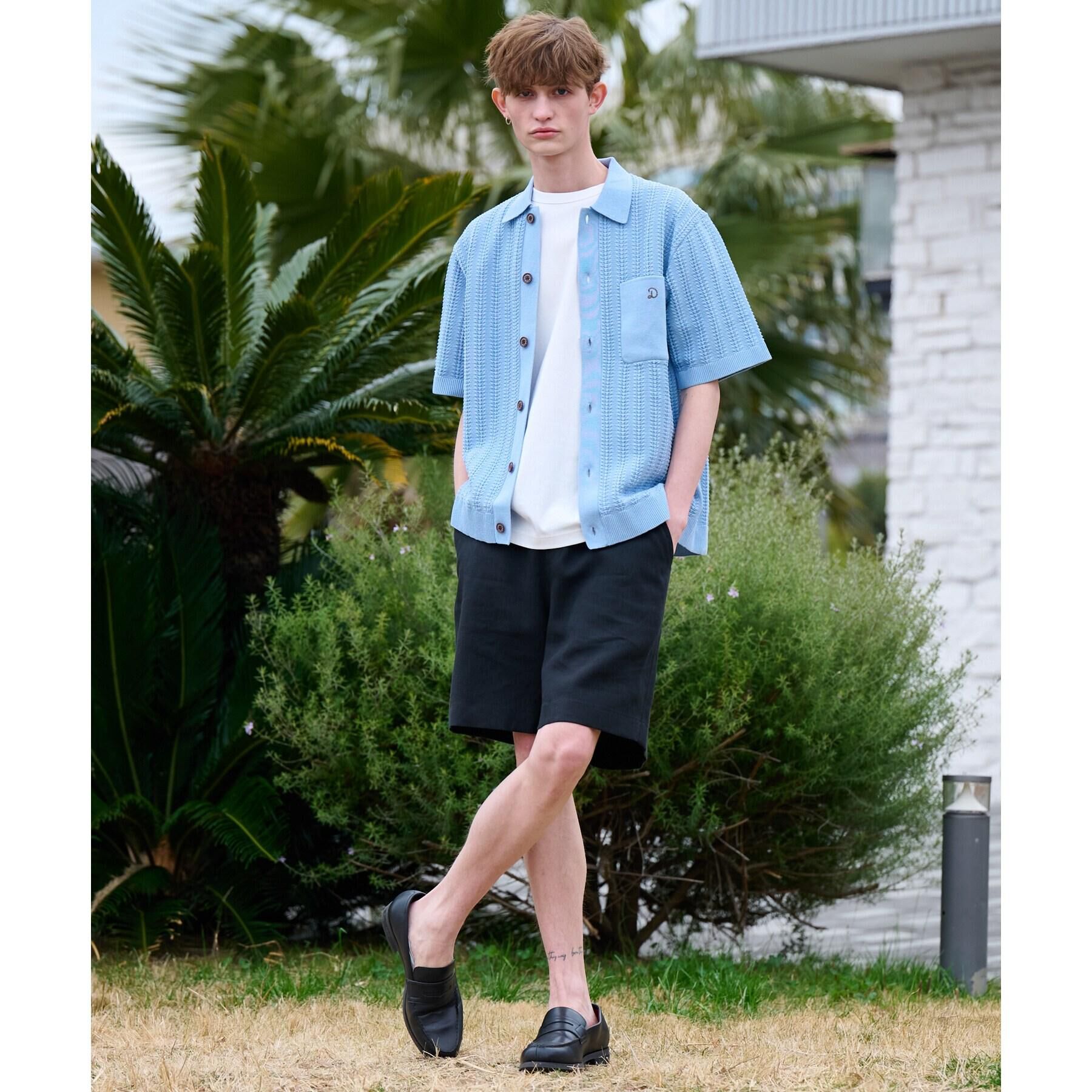 DRESSTERIOR「【Safari5月号掲載】オーガニックコットン キューバニットシャツ」|ニット・セーター|