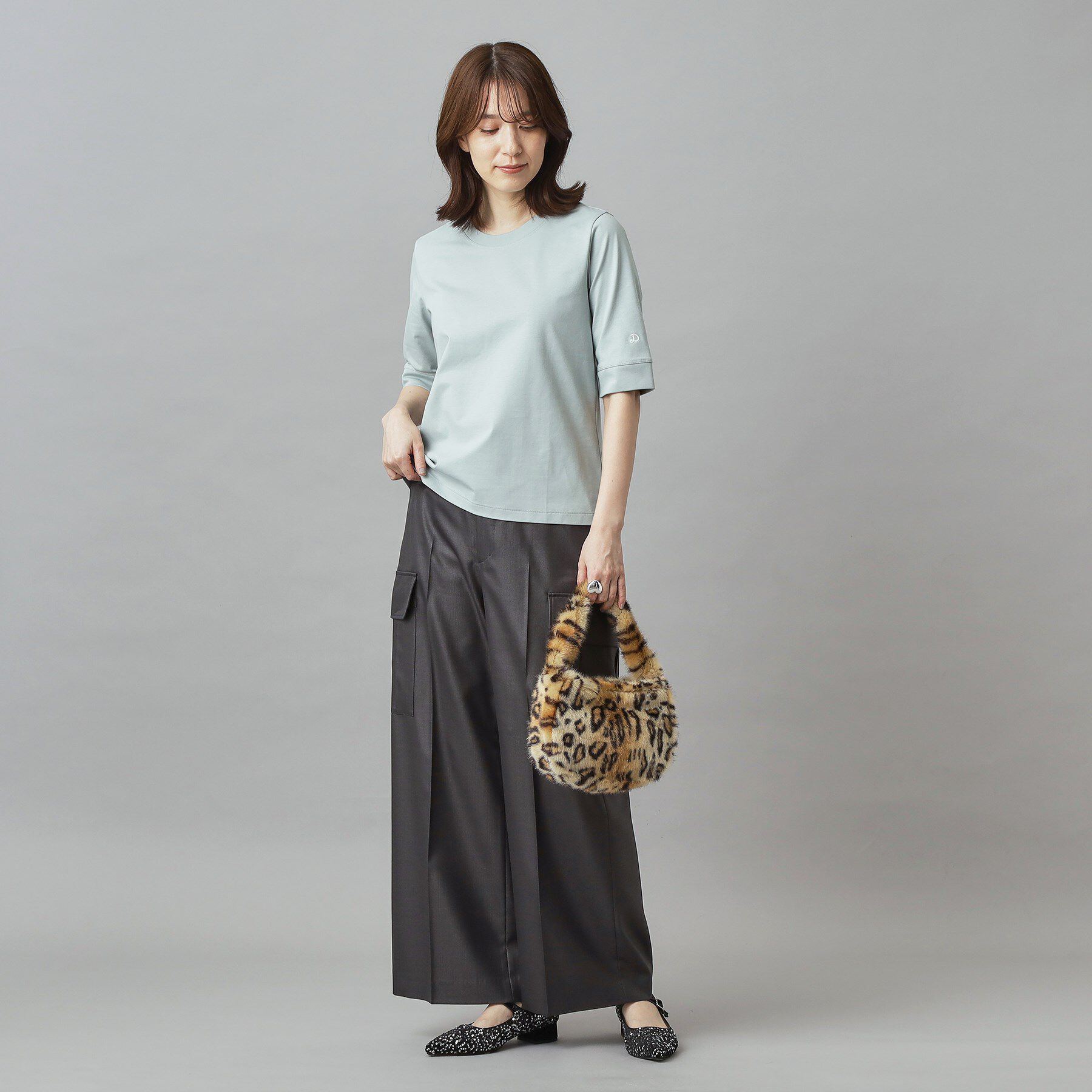 DRESSTERIOR「【CLASSY.12月号掲載】コンパクトフェイクファーバッグ」|ハンドバッグ|