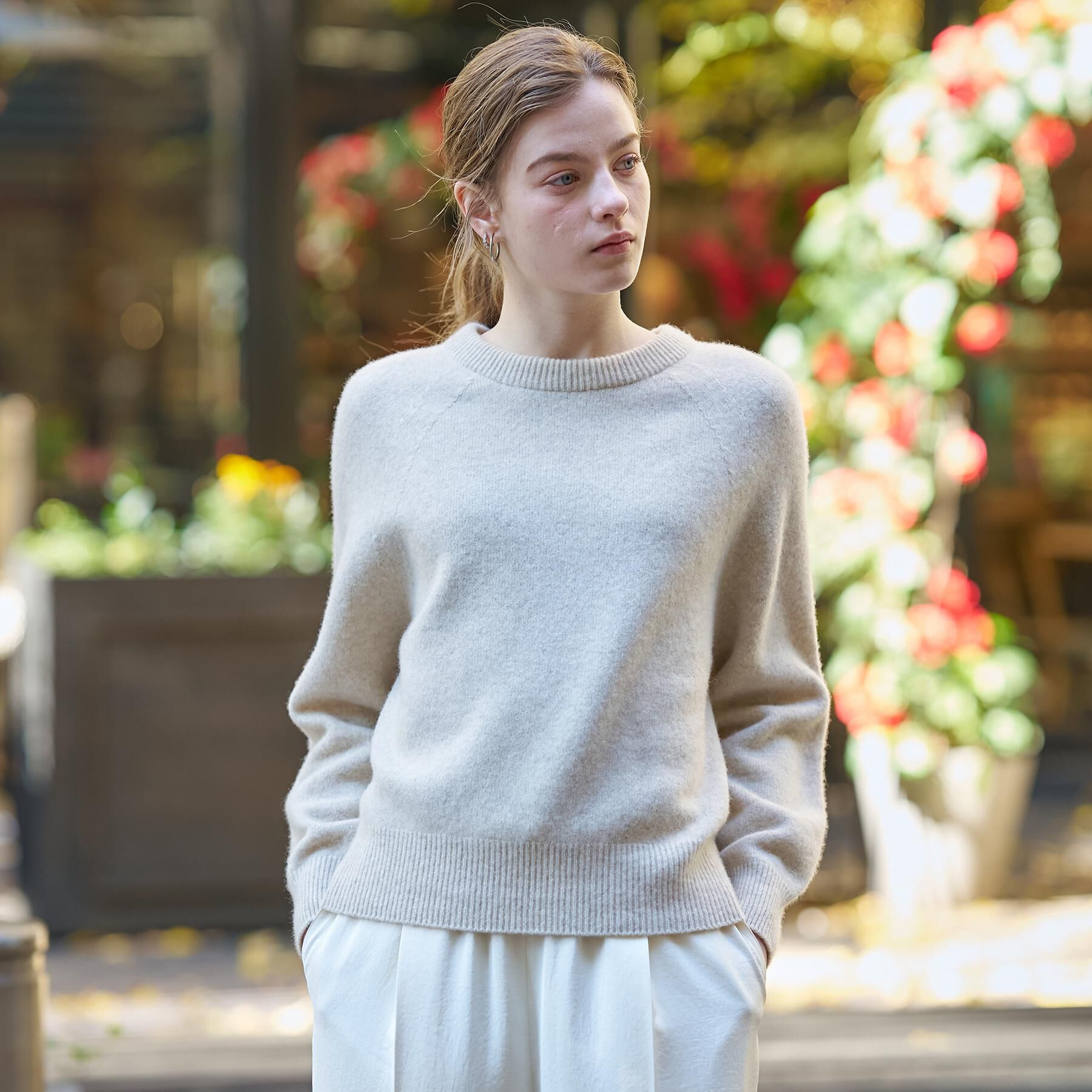 DRESSTERIOR「【otonaMUSE 11月号掲載】カシミヤブレンドクルーネックニット」|ニット・セーター|