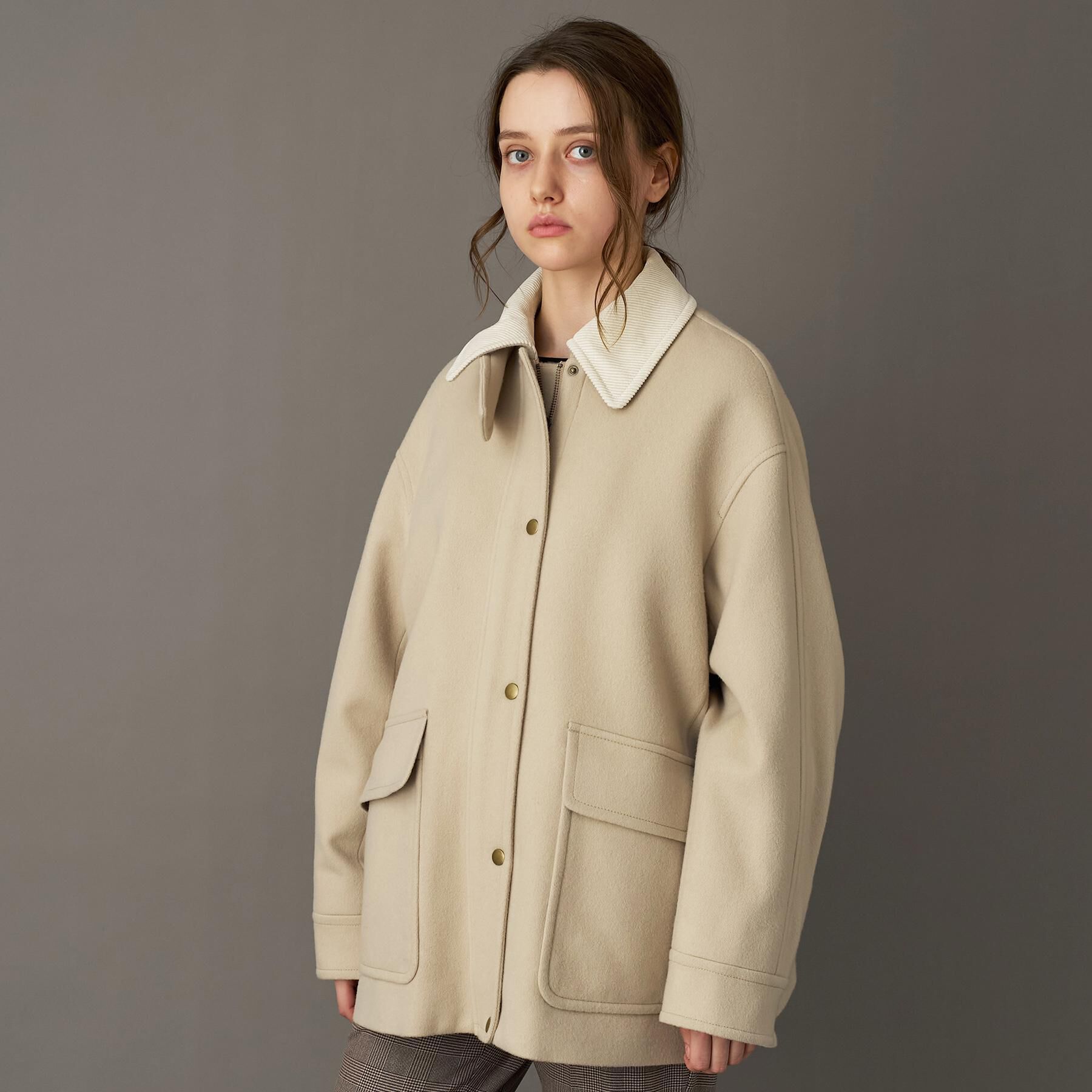 DRESSTERIOR「【CLASSY.12月号/otonaMUSE11月号掲載】ウールハンティングブルゾン」|ブルゾン・スタジャン|