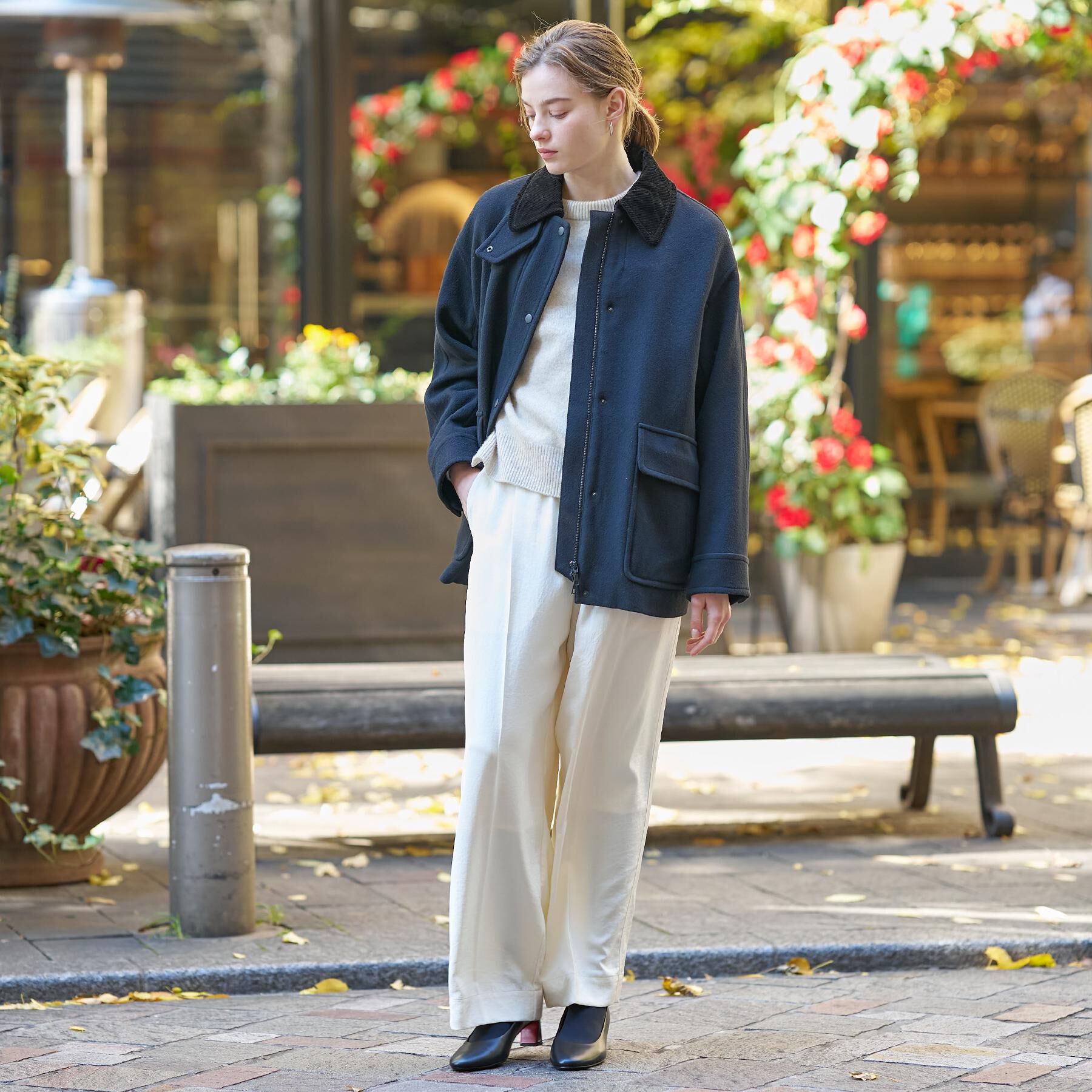 DRESSTERIOR「【CLASSY.12月号/otonaMUSE11月号掲載】ウールハンティングブルゾン」|ブルゾン・スタジャン|